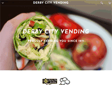 Tablet Screenshot of derbycityvending.com
